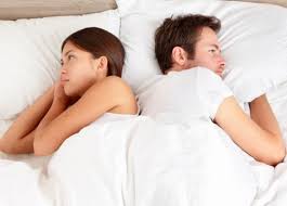 pareja enfadada